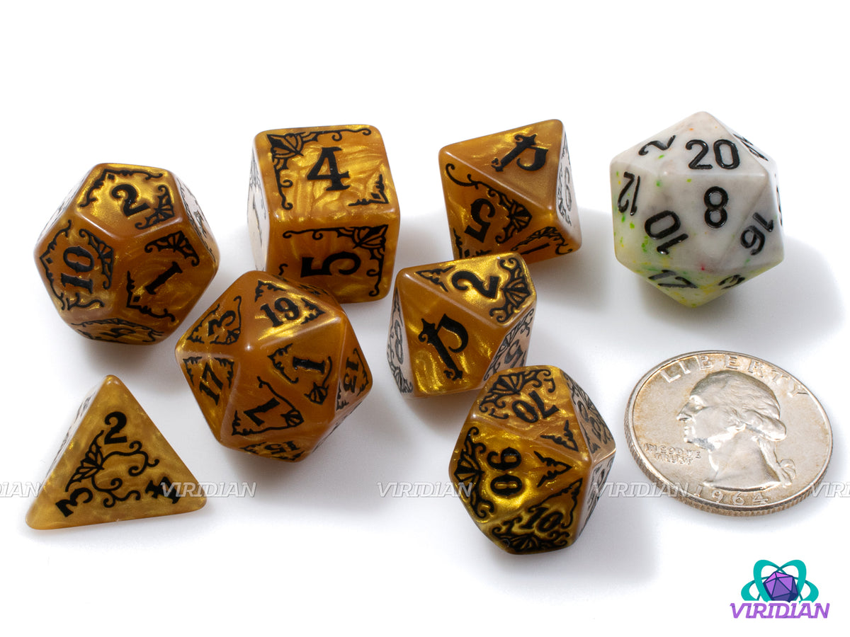 Pathfinder: Azlant | Yellow-Gold Pearled Marble and Black | Q