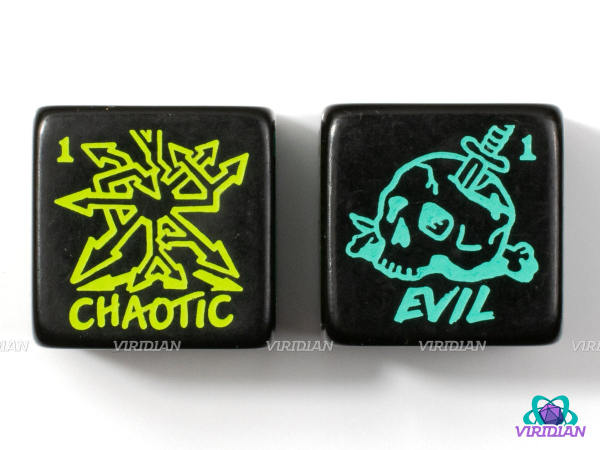 Character: Alignment Dice (Set of 2) | Morality/Ethics & Law/Code