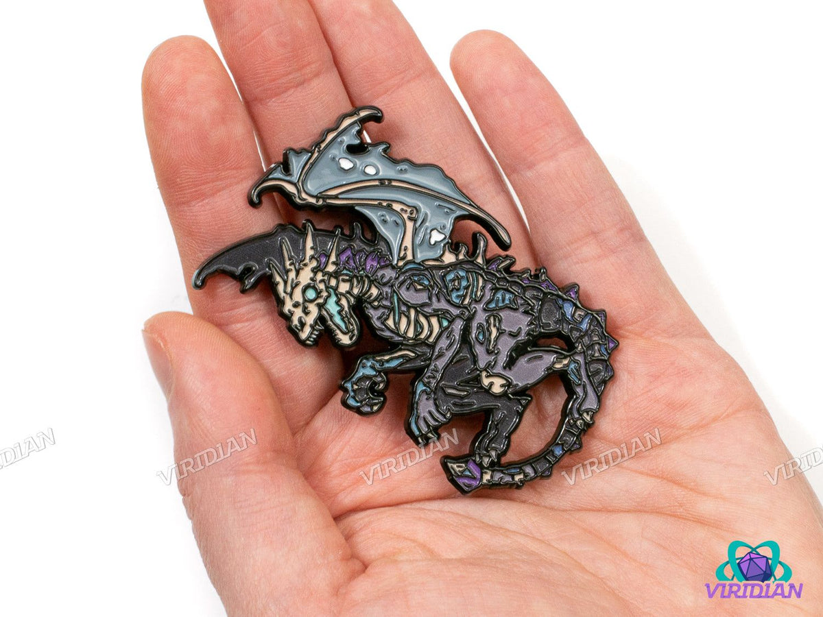 Pin Pals: Dracolich | Dragon-Lich, Undead Monster, Metal Enamel