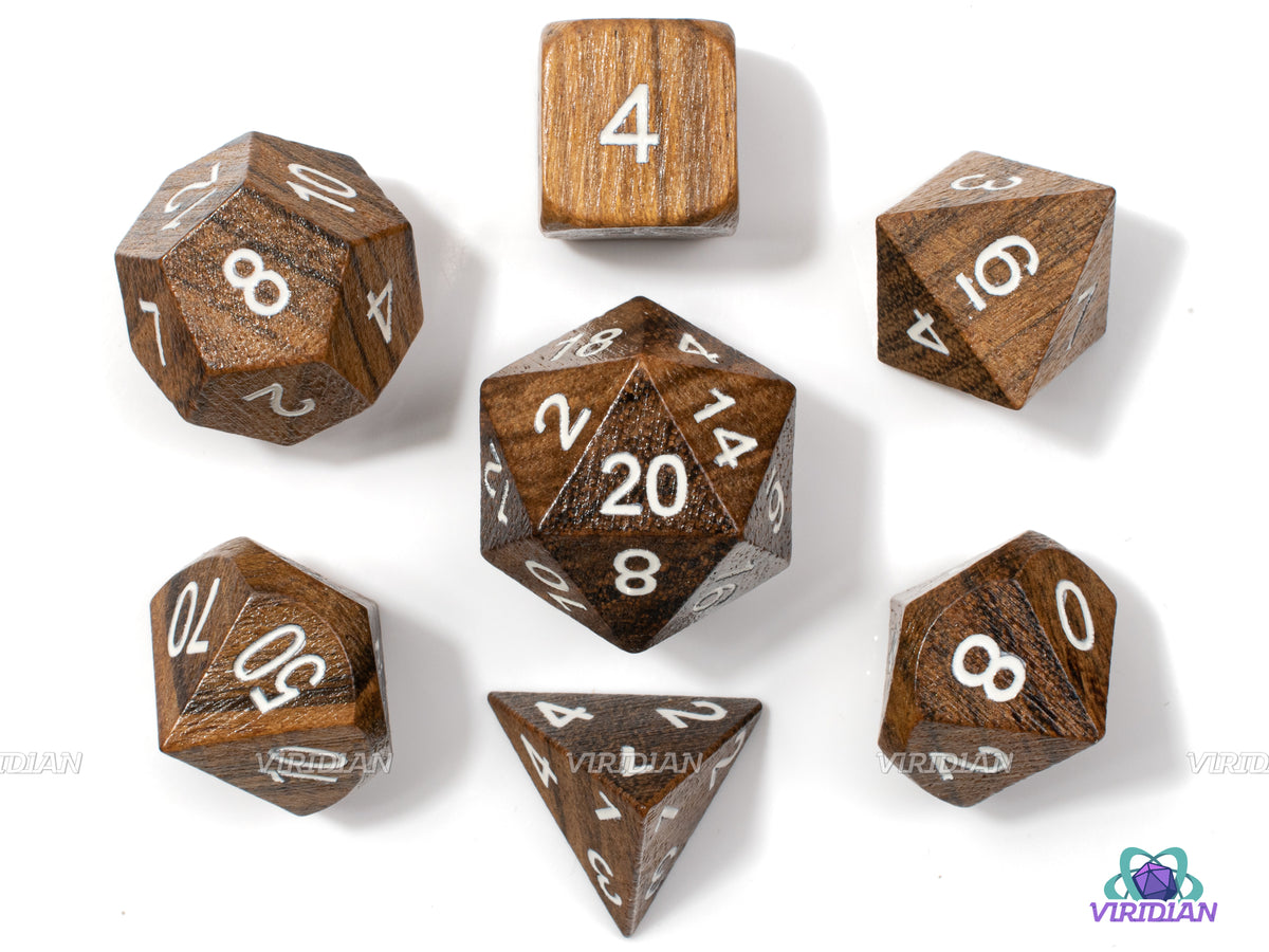 【美品】DICE SHOWDOWN Zebra Wood (Discontinued/B-Grade) | Light Natural Striped Brown