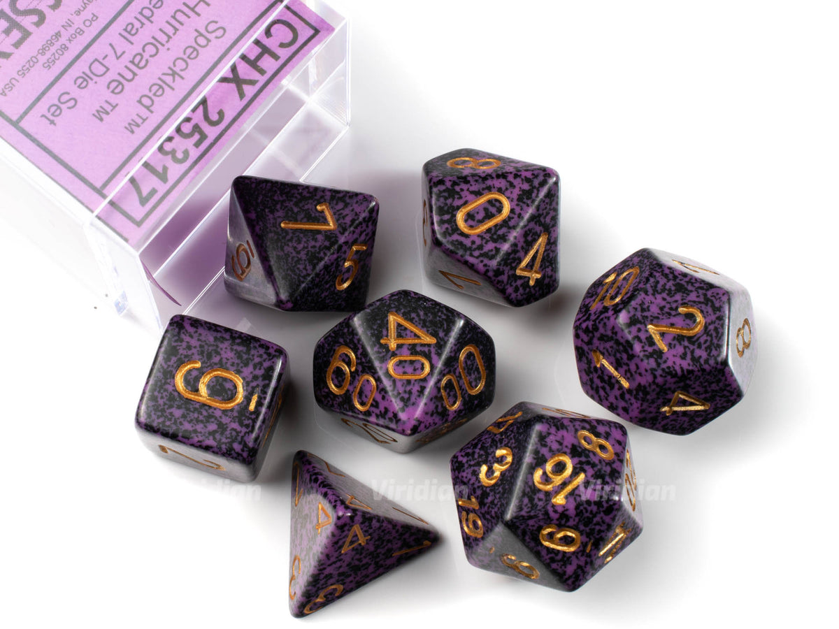 Chessex Dice D6 Sets: Hurricane Speckled Dado De Seis Caras | Cuotas Chessex Dice D6 Sets: Hurricane Speckled Dado De Seis Caras | Cuotas