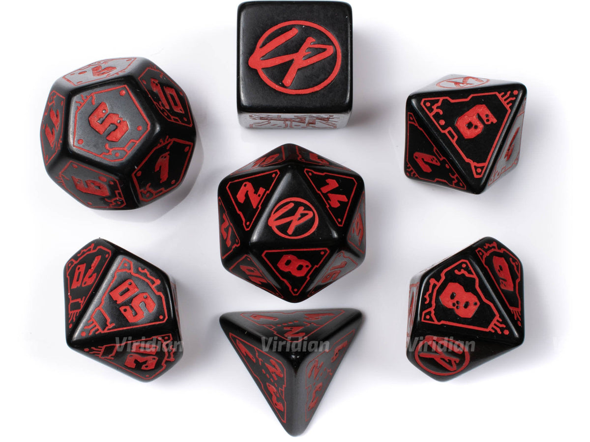 Cyberpunk: Blood Over Chrome | Black & Red | Q Workshop | Acrylic
