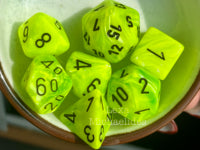 Hidden Wonders | Chessex Mystery Set | 7 Piece Polyhedral Set
