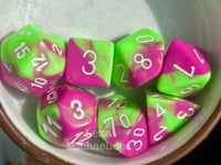 Hidden Wonders | Chessex Mystery Set | 7 Piece Polyhedral Set