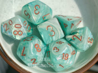 Hidden Wonders | Chessex Mystery Set | 7 Piece Polyhedral Set