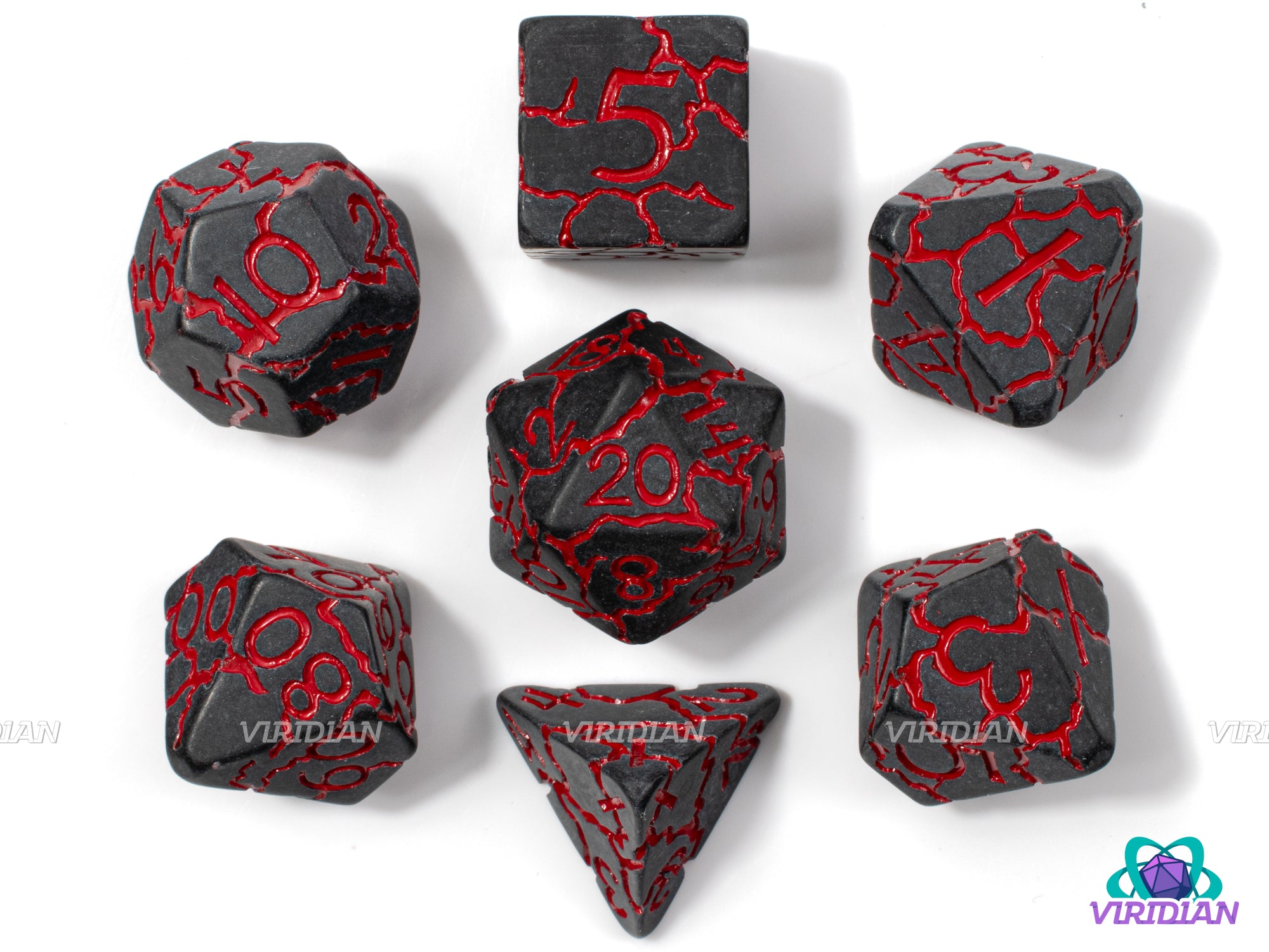 Mustafar | Volcanic Hell, Matte Frosted Grey-Black, Red Lightning