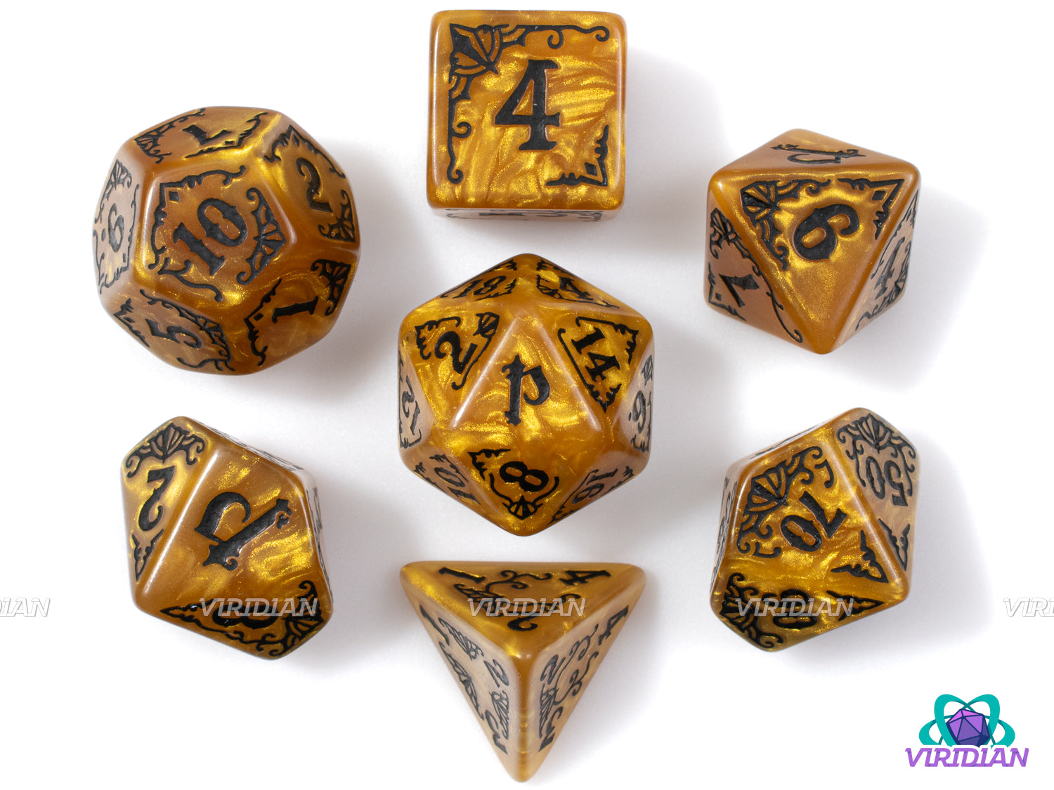Pathfinder: Azlant | Yellow-Gold Pearled Marble and Black | Q