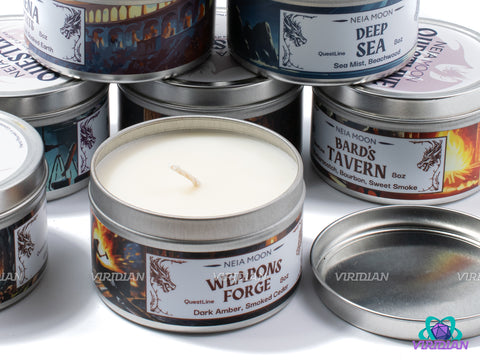 Questline Scented Candles | 8oz Soy, Paraffin-Free, Clean Burning | Small Batch, Hand-Poured