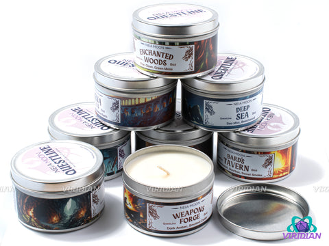 Questline Scented Candles | 8oz Soy, Paraffin-Free, Clean Burning | Small Batch, Hand-Poured