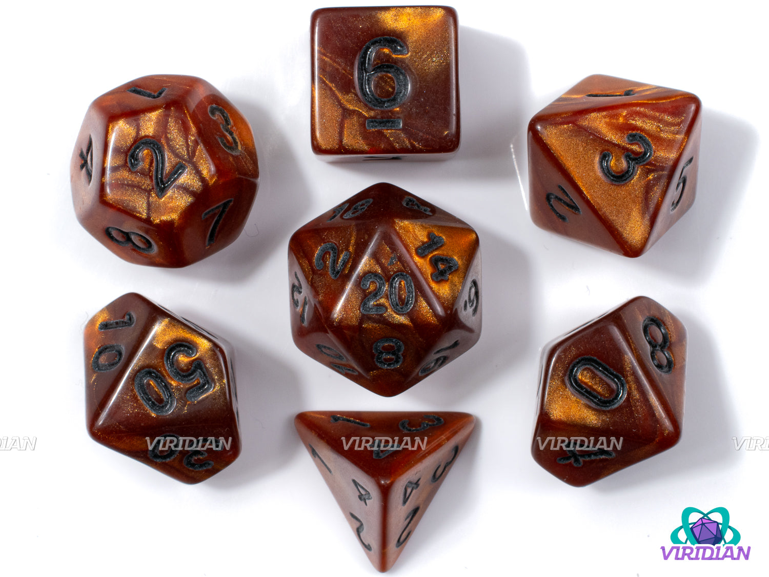 Chocolate Dream | Creamy-Brown Bronze Pearled Swirls | Acrylic