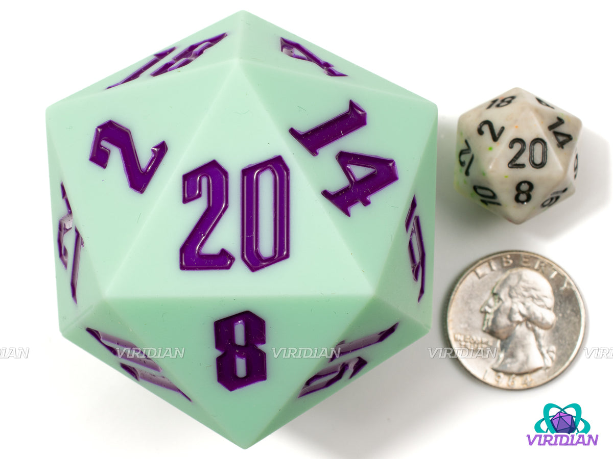 Mint Lavender Chonk (Silicone) | Light Pastel Minty Green, Purple Ink ...