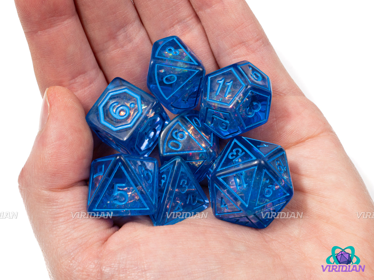 Blue Magic Stone | Blue Translucent, Frame Design, Holographic Film ...