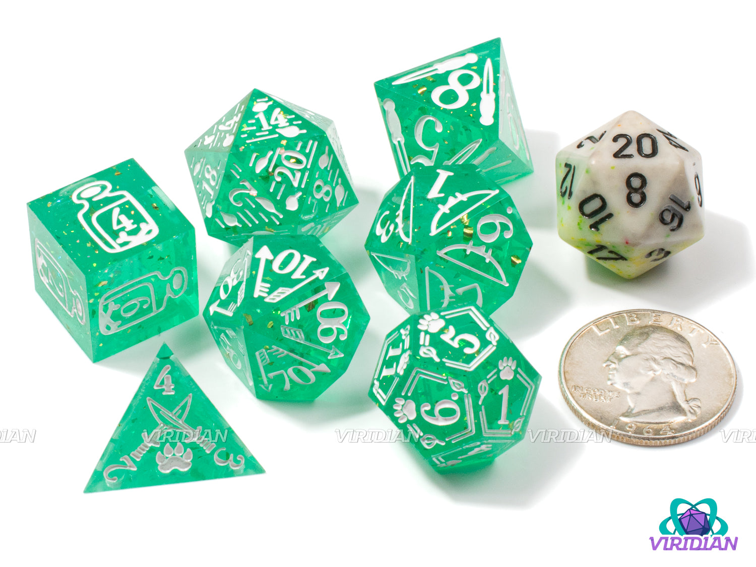 Ranger (Mint Green) | Sharp-Edged, Translucent, Holographic