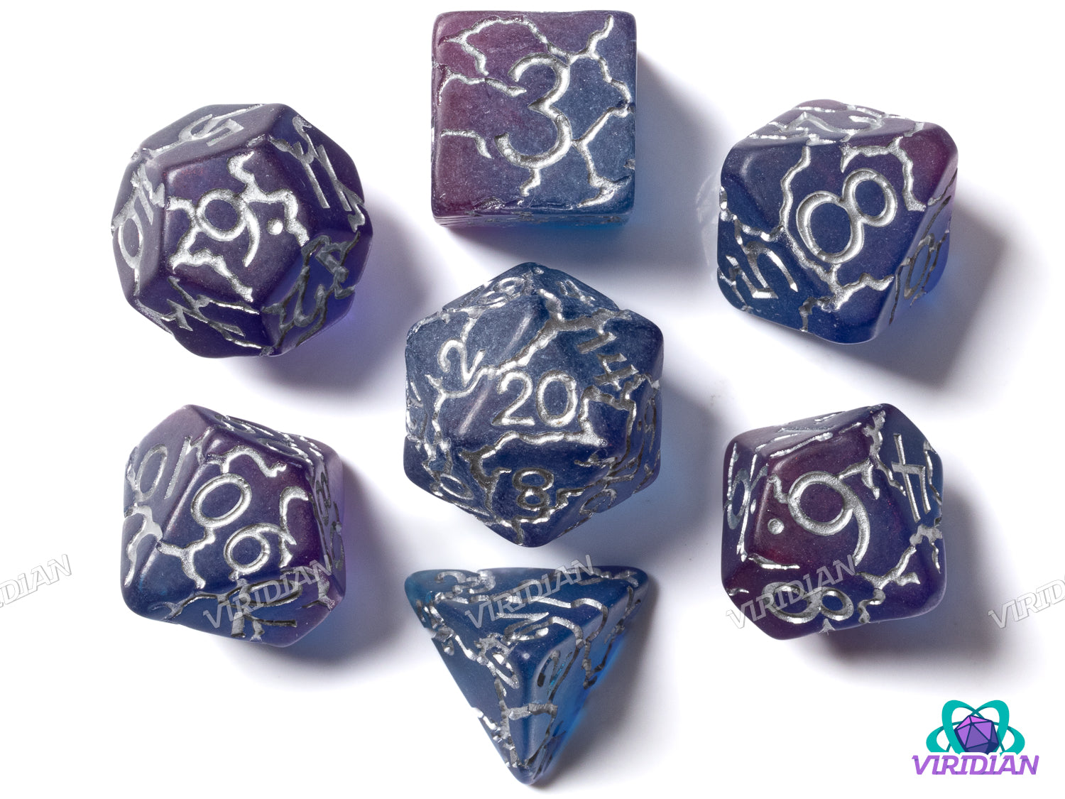 Mystic Strike | Resin Polyhedral Dice (7)