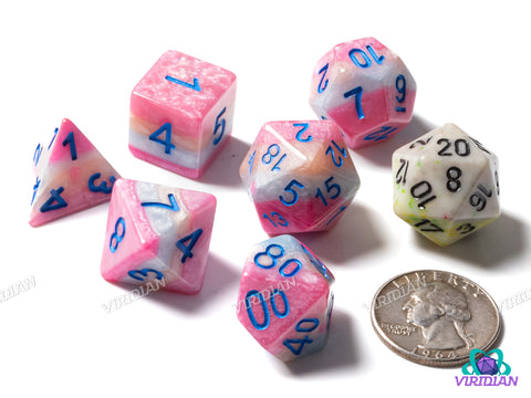Sweet (Non) Candy | Resin Polyhedral Dice (7)
