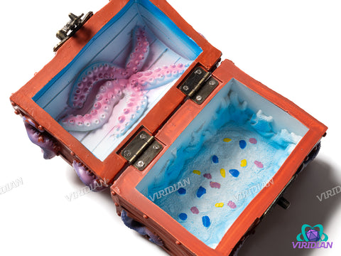 Octopus Dice Chest | Treasure Box | Dice Storage Accessory