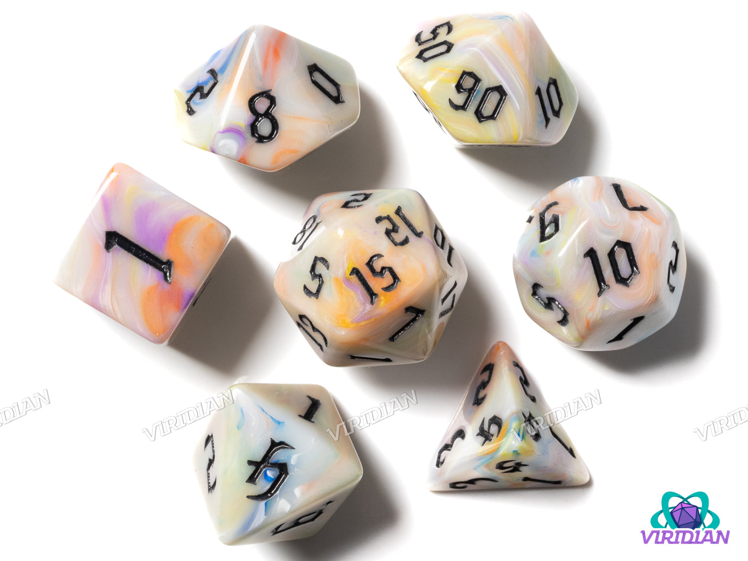 Ghoul Party | Acrylic Polyhedral Dice (7)