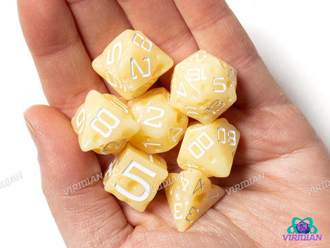 Swiss Cheese | Dice, Cream-Colored w Swiss 