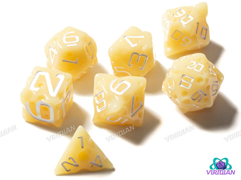 Swiss Cheese | Dice, Cream-Colored w Swiss 