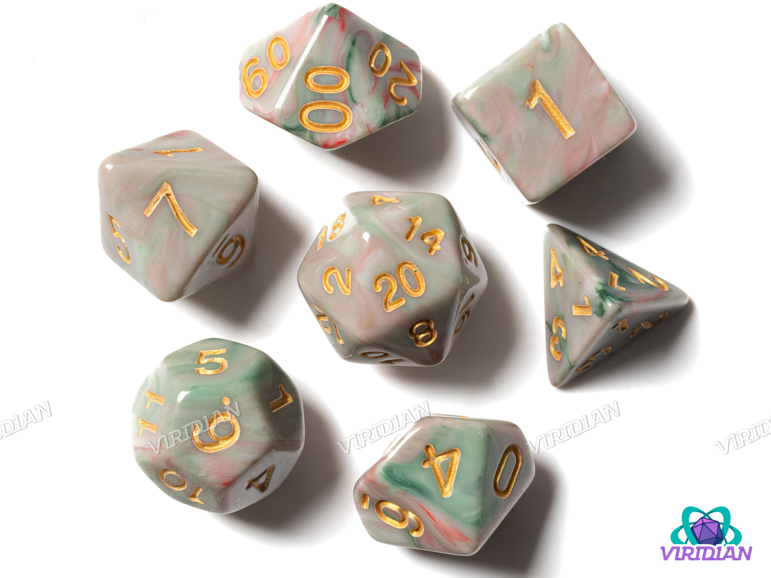 The Roaring 70s | Acrylic Polyhedral Dice (7)