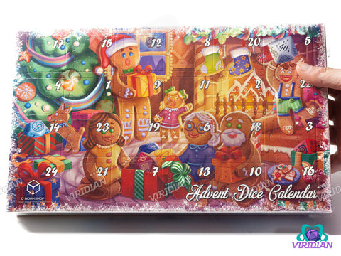 Q-Workshop's Dice Advent Calendar (#6, 2025) | Christmas Gift December | Mystery Dice DnD