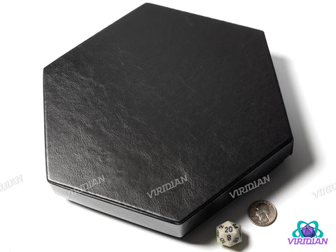 Double Hexagon Dice Tray w/ Lid | Tray, Mat, Storage Accessory
