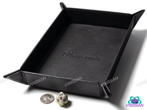 Rectangular Dice Tray | Foldable Magnetic Faux Leather Rolling Mat