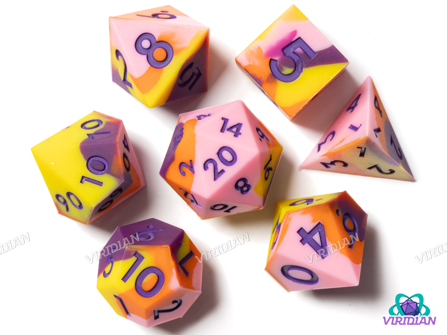 LSD Trip Silicone | Silicone Polyhedral Dice (7)