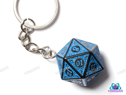 Roaring d20s Keychain | Acrylic D20 Dice Accessory (1)