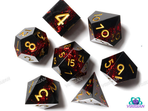 Ruby River | Resin Polyhedral Dice (7)