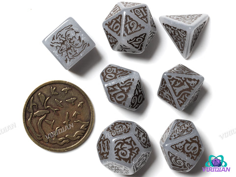 The Witcher: Leshen - The Shapeshifter | Acrylic Polyhedral Dice Set (7)