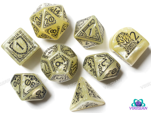 Game of Thrones: Stark Dice Set | Acrylic Polyhedral Dice (7)