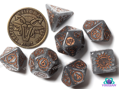 The Witcher Dice Set: Ciri (Elder Blood) | Acrylic Polyhedral Dice (7)
