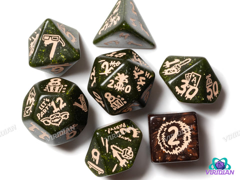 Gremlins Dice Set | Acrylic Polyhedral Dice (7)