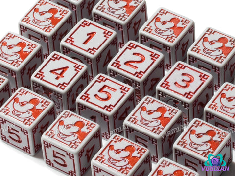 Riverboat Mouse Captain D6 Set (Gray & Red) (6) | 1928 Cartoon: 