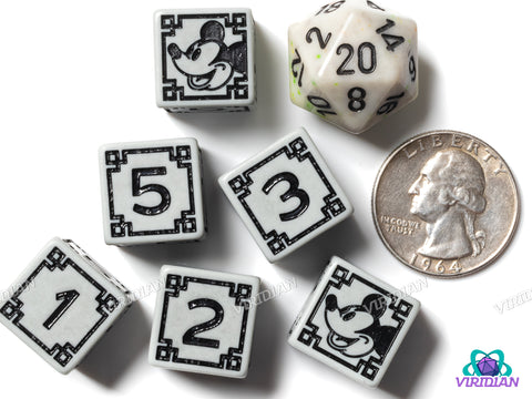 Riverboat Mouse Captain D6 Set (Gray & Black) (6) | 1928 Cartoon: 