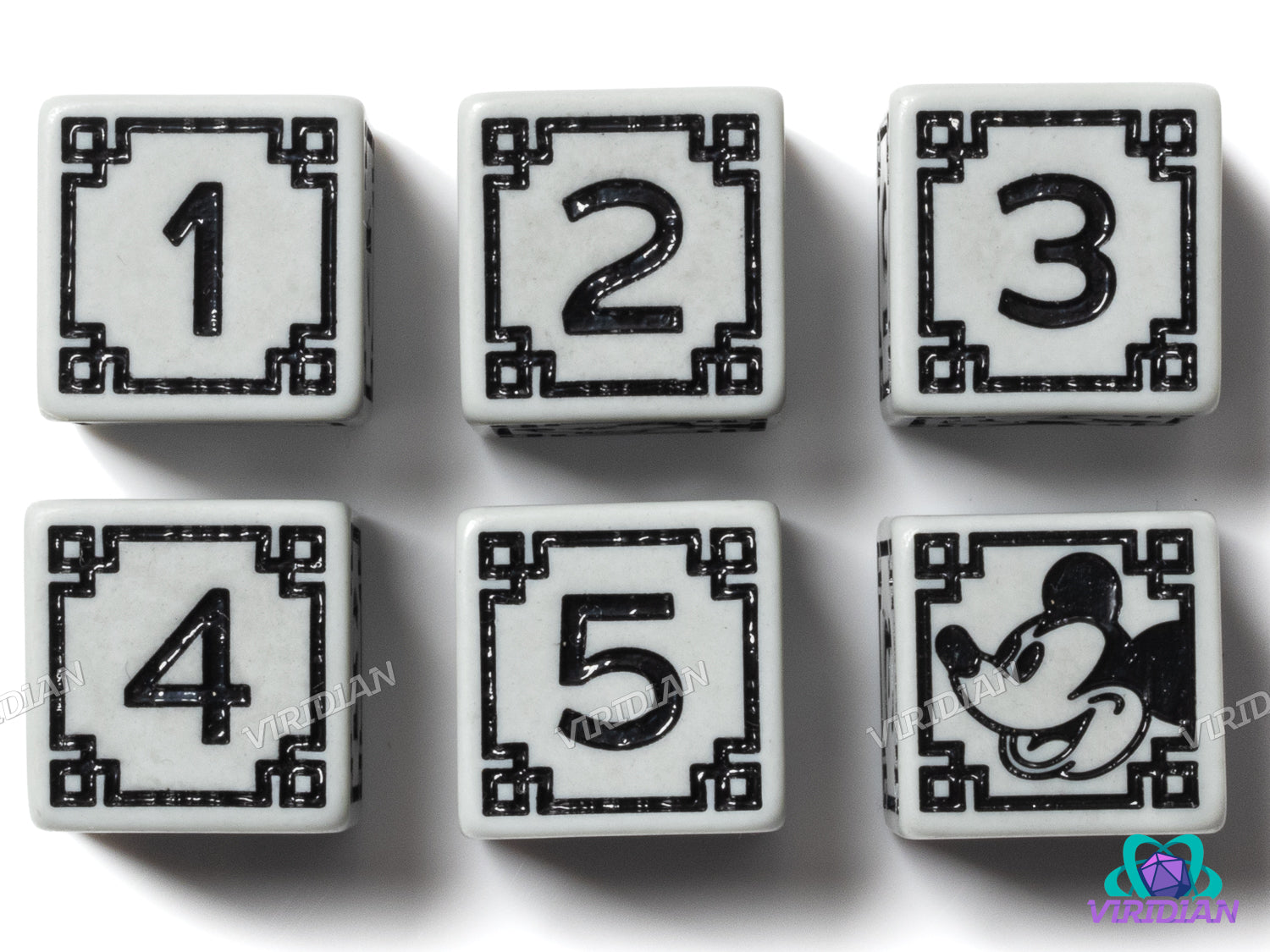 Riverboat Mouse Captain D6 Set (Gray & Black) (6) | 1928 Cartoon: 