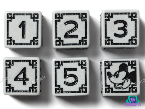 Riverboat Mouse Captain D6 Set (Gray & Black) (6) | 1928 Cartoon: 