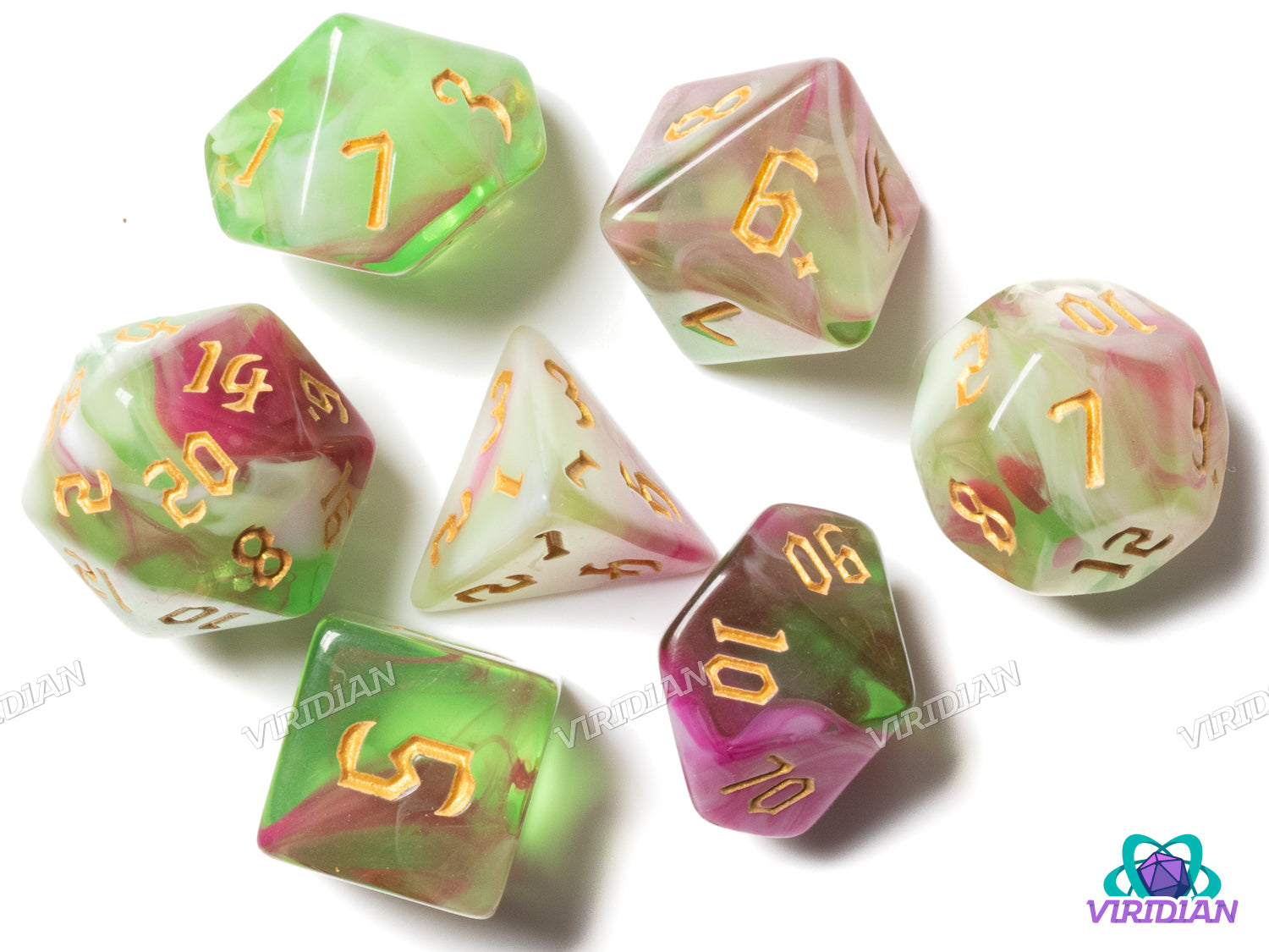 Wizard Yogurt | Acrylic Polyhedral Dice (7)