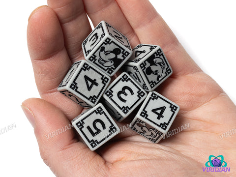 Riverboat Mouse Captain D6 Set (Gray & Black) (6) | 1928 Cartoon: 