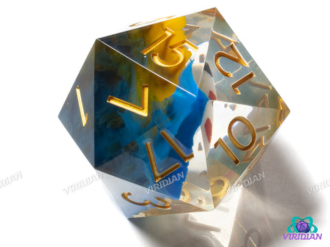 Lost Koi Aquarium (D20) | Giant 55mm Resin D20