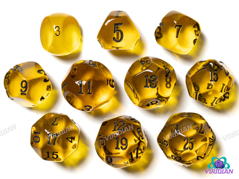Honey Odd-Numbered Set (Odds & Strange Dice) | (10) Piece Acrylic Set