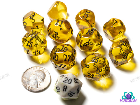 Honey Odd-Numbered Set (Odds & Strange Dice) | (10) Piece Acrylic Set