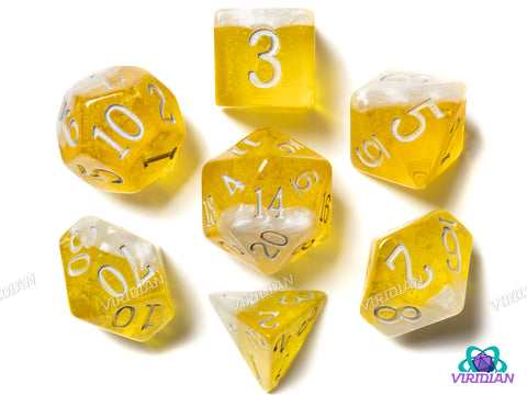The Cheap Pilsner You Drank In Freshman Year (Dice Set) | Translucent Super Light Yellow Pee-Pale 