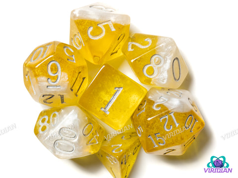 The Cheap Pilsner You Drank In Freshman Year (Dice Set) | Translucent Super Light Yellow Pee-Pale 