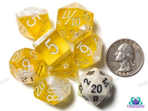 The Cheap Pilsner You Drank In Freshman Year (Dice Set) | Translucent Super Light Yellow Pee-Pale 