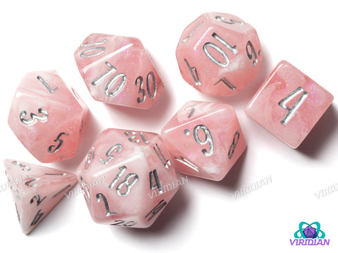 Blossom & Bloom: Gerbera Daisy | Blackstone Bureau | Resin Dice Set (7)
