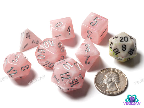 Blossom & Bloom: Gerbera Daisy | Blackstone Bureau | Resin Dice Set (7)