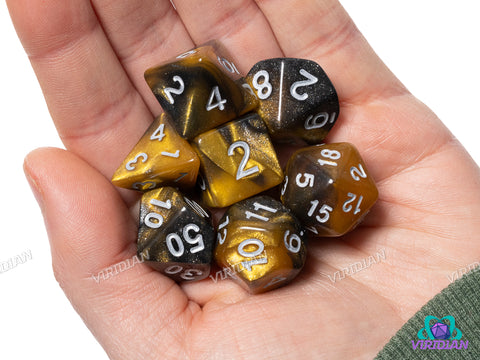 The Monarchhhh | Acrylic Polyhedral Dice (7)