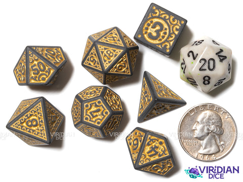 Golden Flame V2 | Black and Gold Ornate 